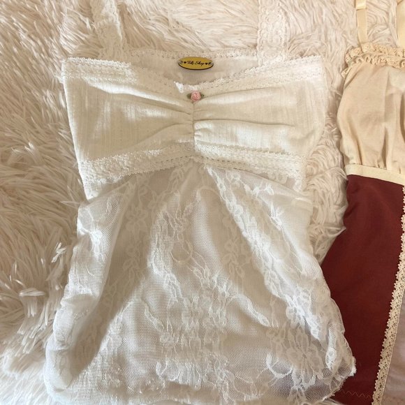 Handmade Coquette Milkmaid Ophelia Top - Picture 1 of 3